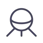 Planet Dome Structure SVG Icon